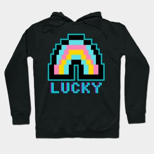 Lucky Rainbow Retro Pixel! Hoodie